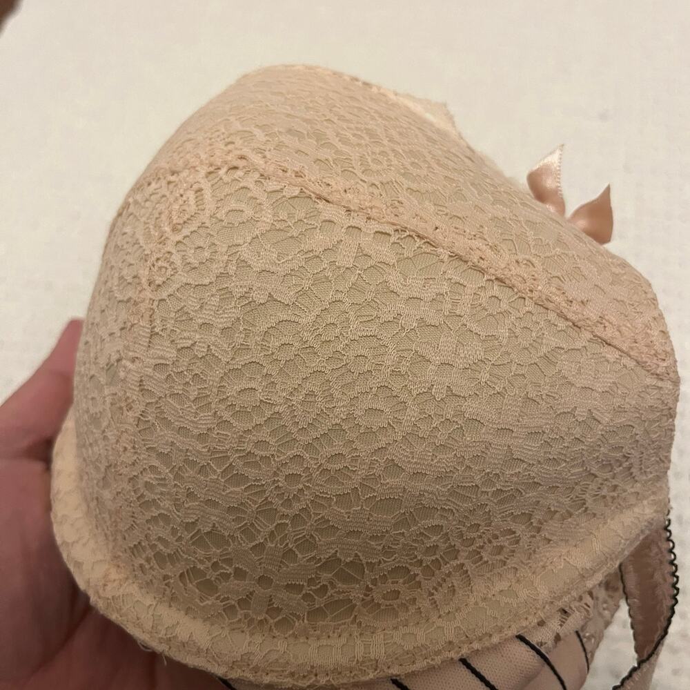 Stella McCartney Floral Lace Underwire Lightly Padded Bra In Pink Size 36C (F) - Picture 9 of 9